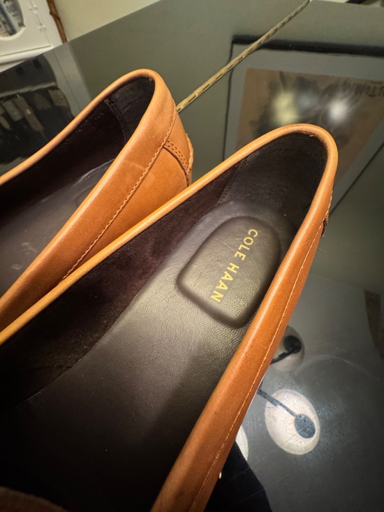 Cole Haan, size 11 loafers, tan leather main image 4